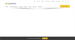 Desktop Screenshot of logpoint.com